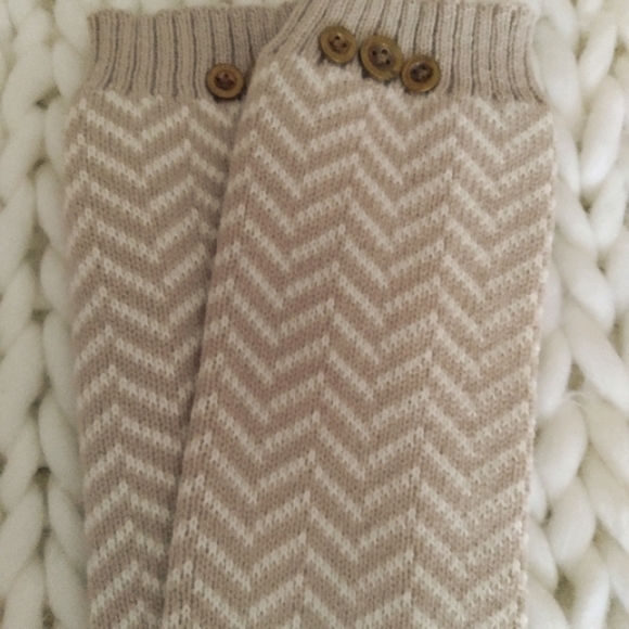 Long Knit Boot Cuffs/Leg Warmers - Picture 5 of 7